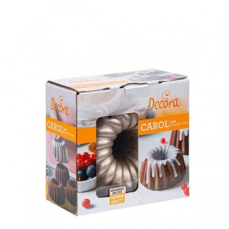 STAMPO ALLUMINIO PRESSOFUSO CHAMPAGNE MINI CAROL ø10x5cm DECORA