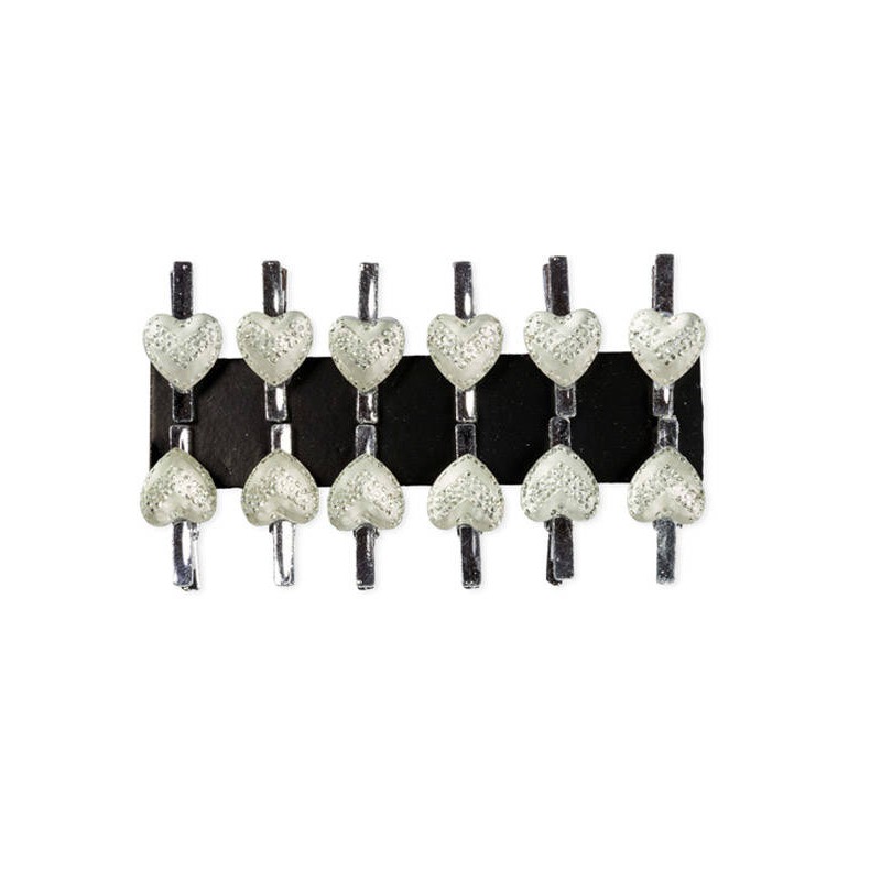 MOLLETTE C/CUORE BRILLANTE 12pz