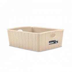 CESTO PVC ELEGANCE HIGH 36x29x13cm CASHMERE L