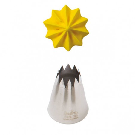 BECCUCCIO INOX DECORA N°18 STELLA