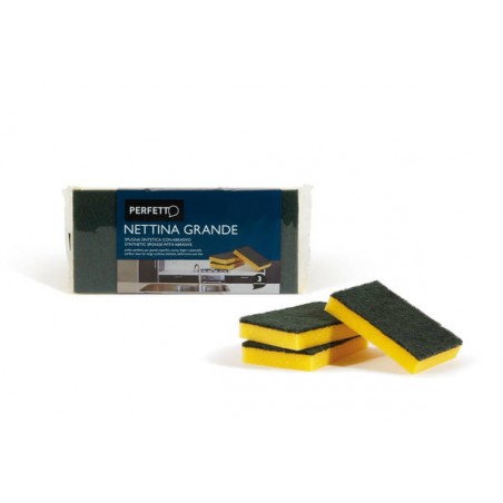 SPUGNA ABRASIVA NETTINA GRANDE 3pz