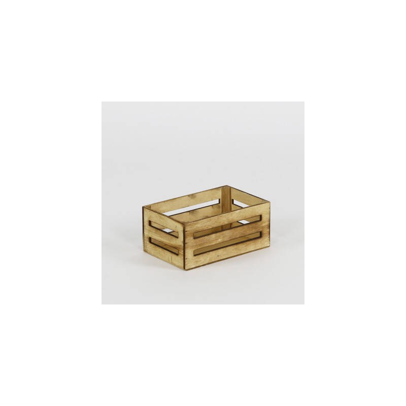 CASSETTA LEGNO NATURALE RETTANGOLARE 20x13x9cm