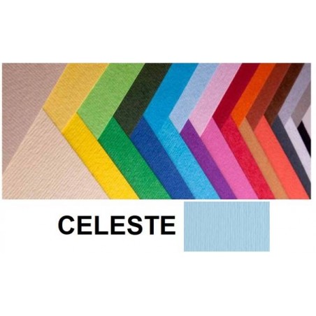 CARTONCINO BRISTOL 70x100cm 200gr CELESTE FABRIANO