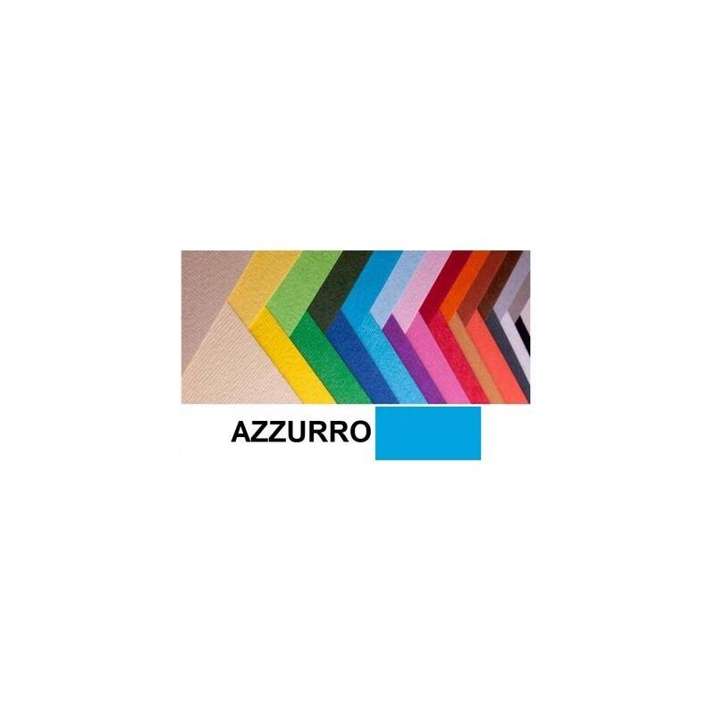 CARTONCINO BRISTOL 50x70cm 200gr AZZURRO FABRIANO