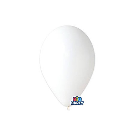 PALLONCINI LATTICE 10 26cm BIANCO 16pz