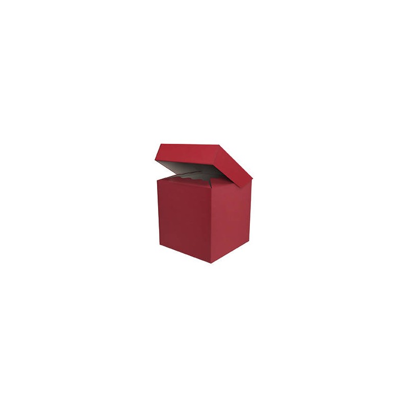 SCATOLA BAULETTO QUADRATELLA 20x20x20cm ROSSO PORTATA 3kg