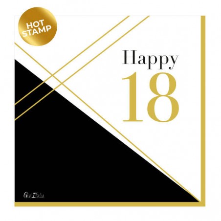 TOVAGLIOLI 33x33 HAPPY18 3veli 16pz