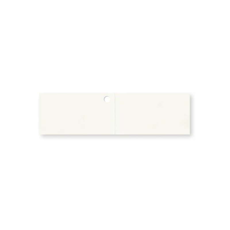 BIGLIETTINO BOMBONIERA 45x25mm BIANCO 20pz