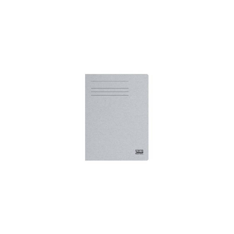 CARTELLINA MANILLA 3 LEMBI 200gr 5pz GRIGIO SCATTO