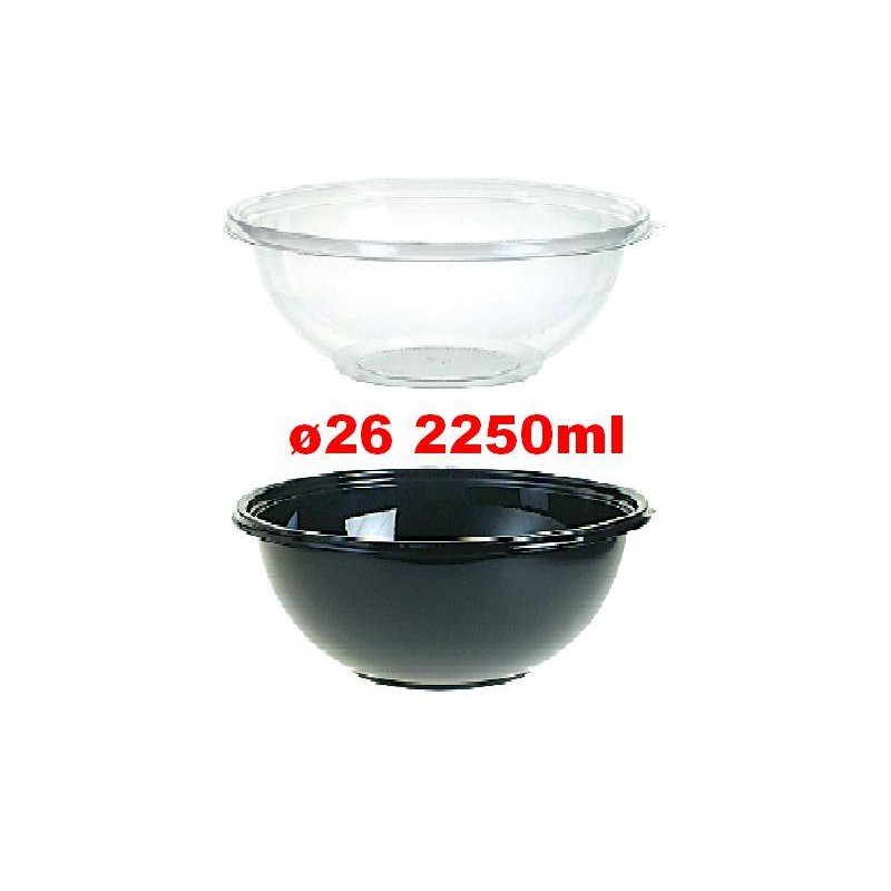 INSALATIERA PET TRASPARENTE ø26x9cm 2,25lt