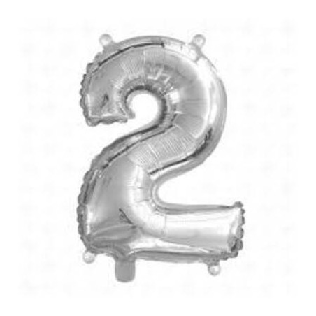 PALLONE MYLAR N°2 40cm SILVER