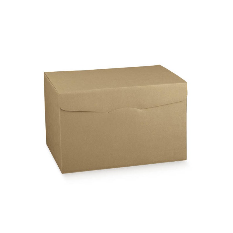 SCATOLA SEGRETO 6 BOTTIGLIE 32,5X25,5X18 AVANA LISCIA