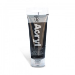 TUBETTO COLORE ACRILICO 75ml NERO 800 ACRYL PRIMO