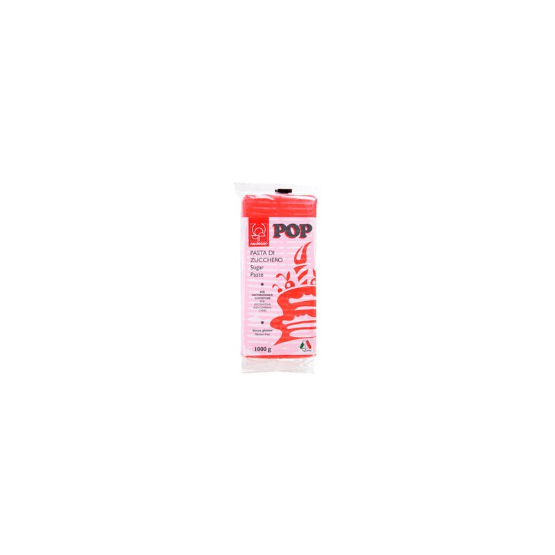 PASTA DI ZUCCHERO POP 1kg ROSSO FUOCO