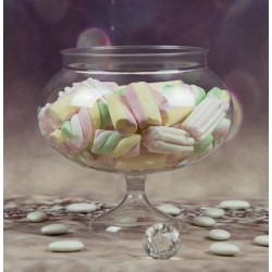 ALZATINA COPPA TRASPARENTE 15cm C/PIEDE