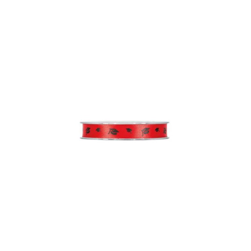 NASTRO LAUREA mm12x25mt ROSSO NERO
