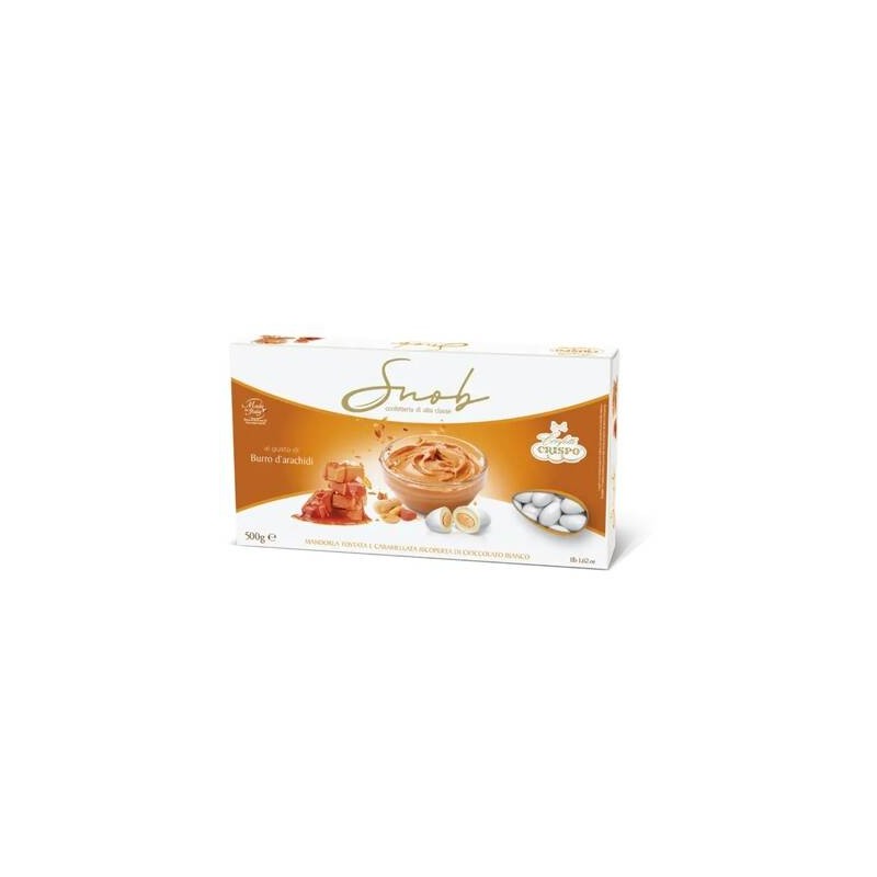 CONFETTI SNOB MANDORLA CARAMELLATA E BURRO D'ARACHIDI 500gr