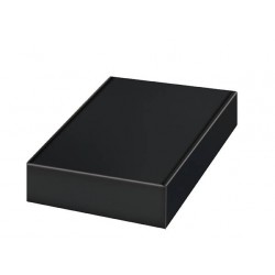 CANTINETTA 3 BOTTIGLIE GOFFRATO NERO 29,5x33,5x9cm