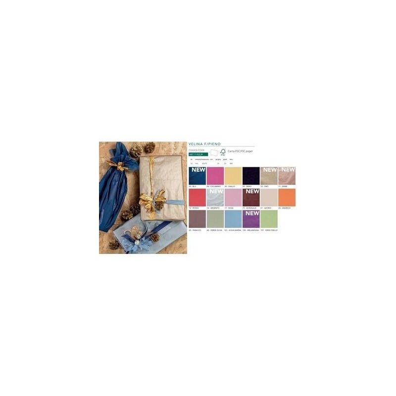 CARTA VELINA 50x70cm PNP 25 FOGLI 19-BORDEAUX