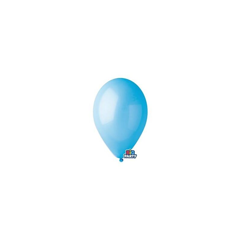 PALLONCINI LATTICE 10 26cm CELESTE 16pz