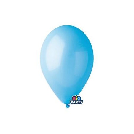 PALLONCINI LATTICE 10 26cm CELESTE 16pz