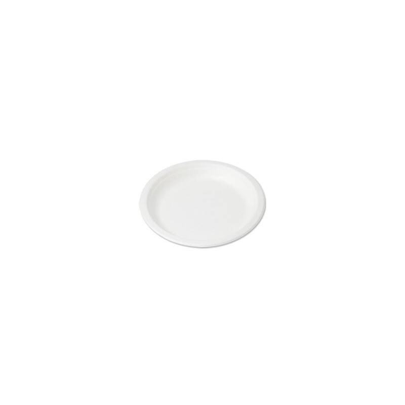 PIATTI PIANI DESSERT ø17,5cm POLPA DI CELLULOSA 50pz FADI+