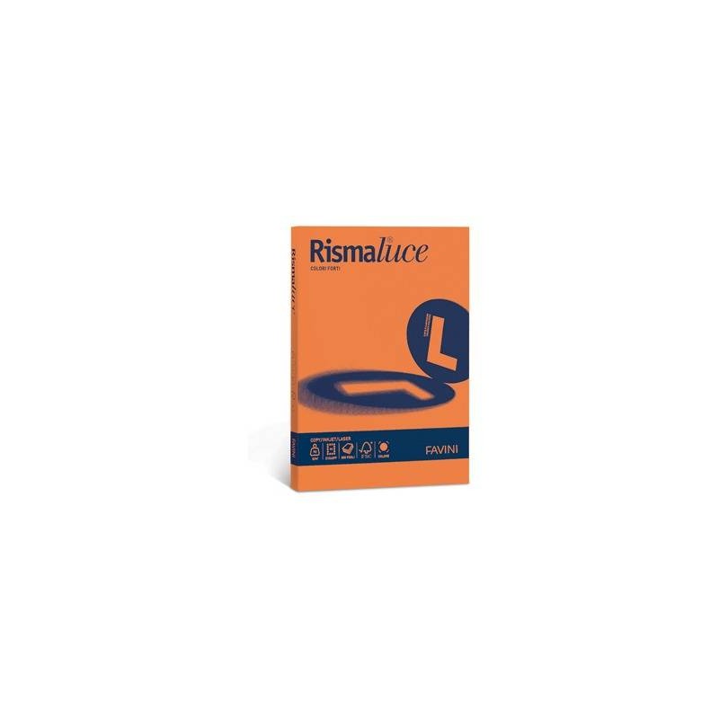 CARTA A4 90gr RISMA COLOR 100fg ARANCIO 56