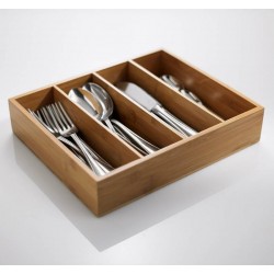 PORTA BUSTINE/POSATE BAMBOO 29x27,5x6cm