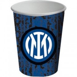 BICCHIERE CARTA 266ml INTER OFFICIAL 8pz