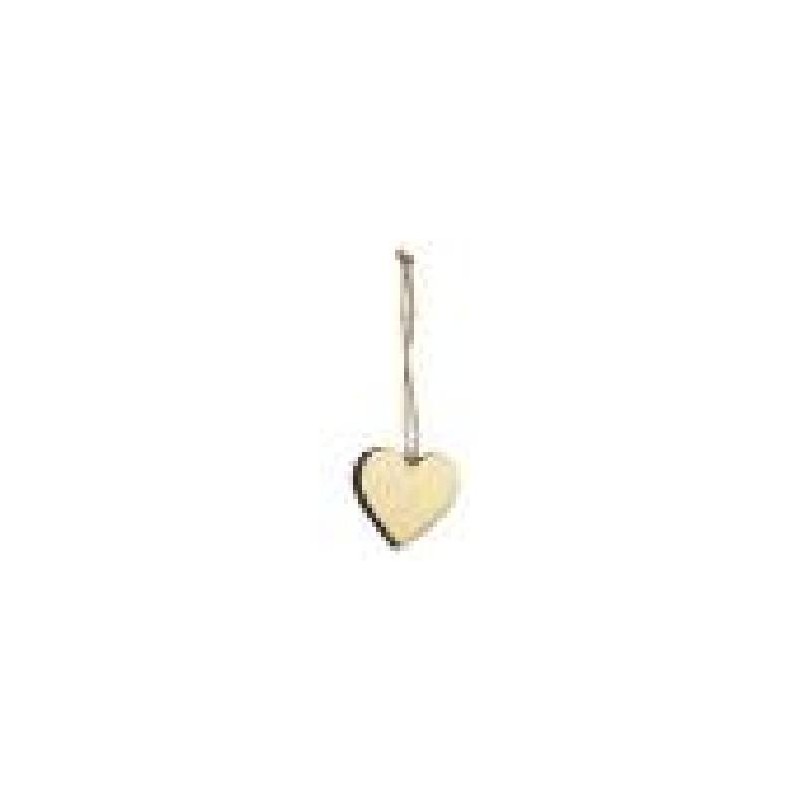 APPLICAZIONE CUORE LEGNO NATURAL 2cm 24pz