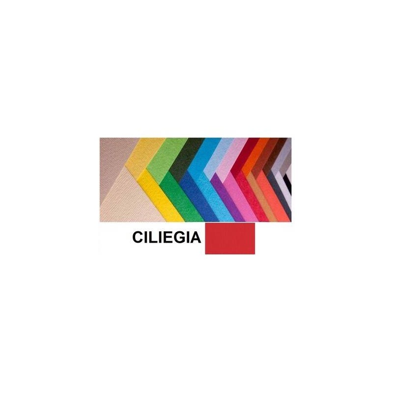 CARTONCINO BRISTOL 70x100cm 200gr CILIEGIA FABRIANO