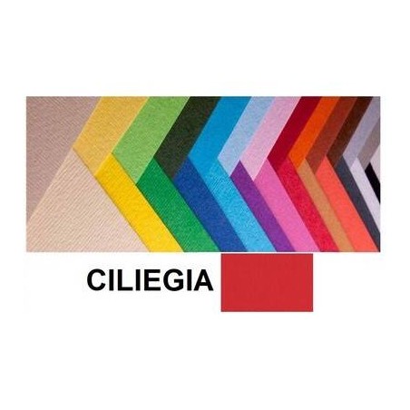 CARTONCINO BRISTOL 70x100cm 200gr CILIEGIA FABRIANO