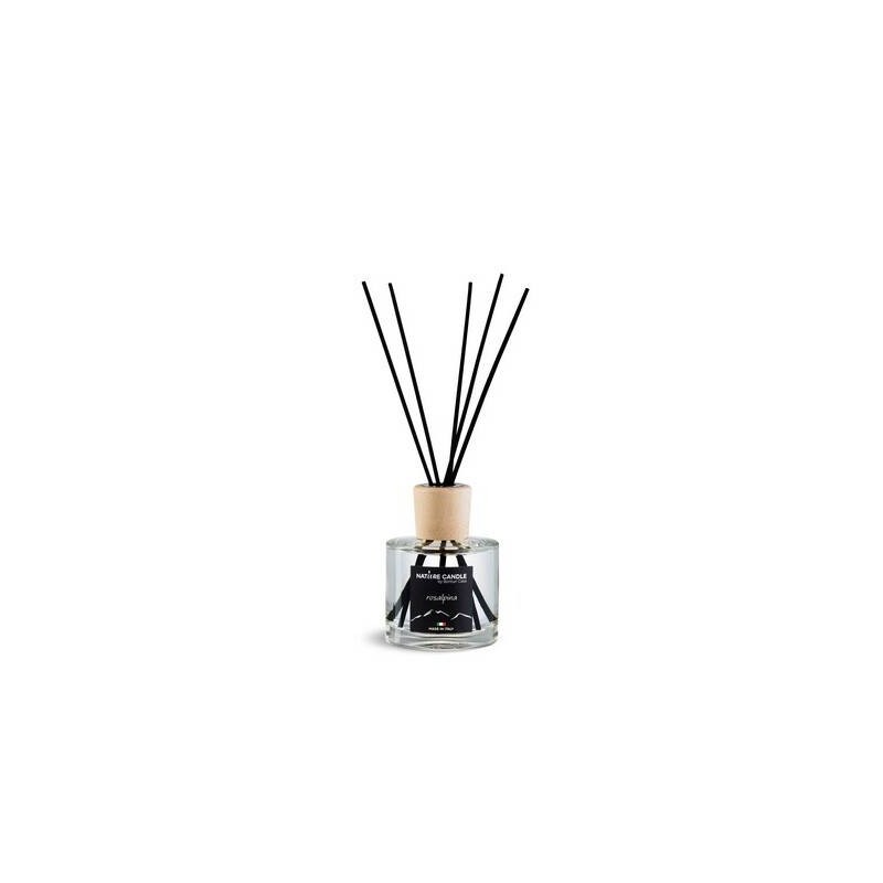 PROFUMATORE D'AMBIENTE C/STECCHI LEGNO 200ml ROSALPINA