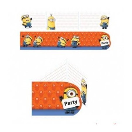 INVITI SAGOMATI MINIONS 6pz