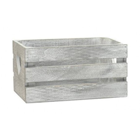 CASSETTA LEGNO GRIGIO CASL2456 21x13x11cm