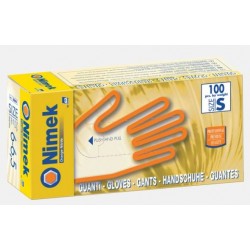GUANTI IN NITRILE ESNO NIMEK ARANCIONI 100pz TG.L