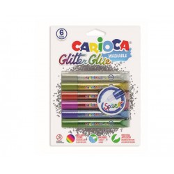 CARIOCA GLITTER GLUE PRIMARI SPARK 6pz
