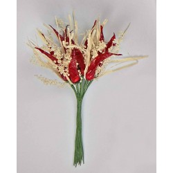 PEPERONCINO CON GIPSOPHILA NATURALE 12pz