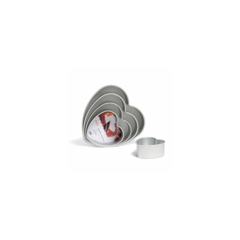 TEGLIA ALLUMINIO ANODIZZATO CUORE 30x7,5cm