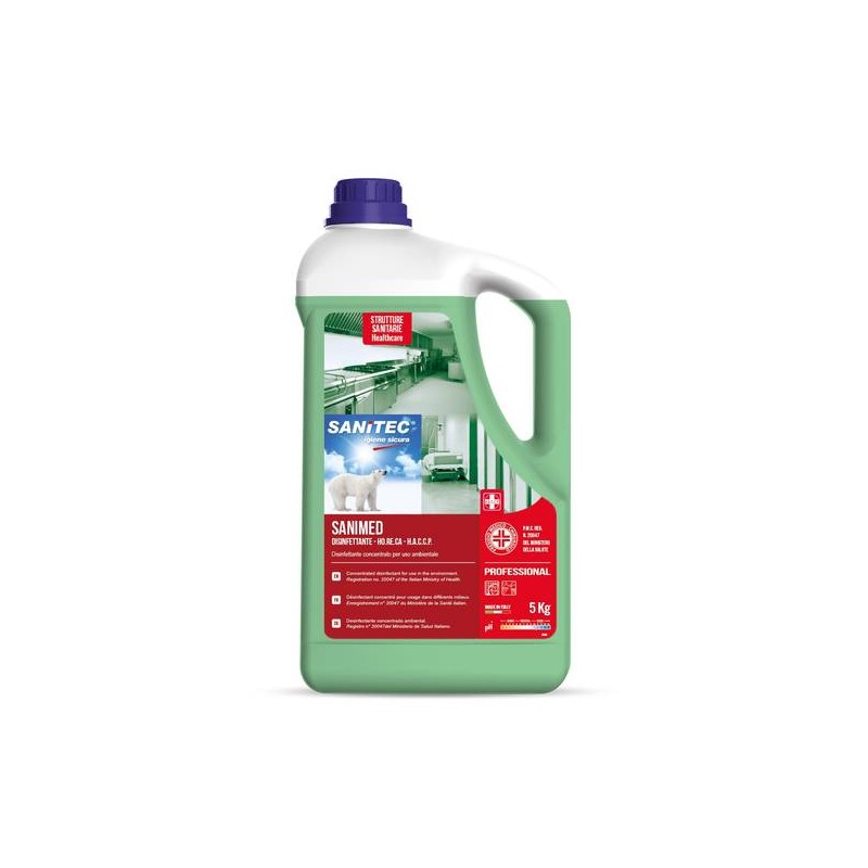 SANIMED DISINFETTANTE HO.RE.CA NON PROFUMATO p.m.c. 20047 5lt