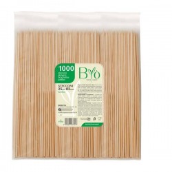 SPIEDI BAMBOO ø3mm 25cm 1000pz BYò