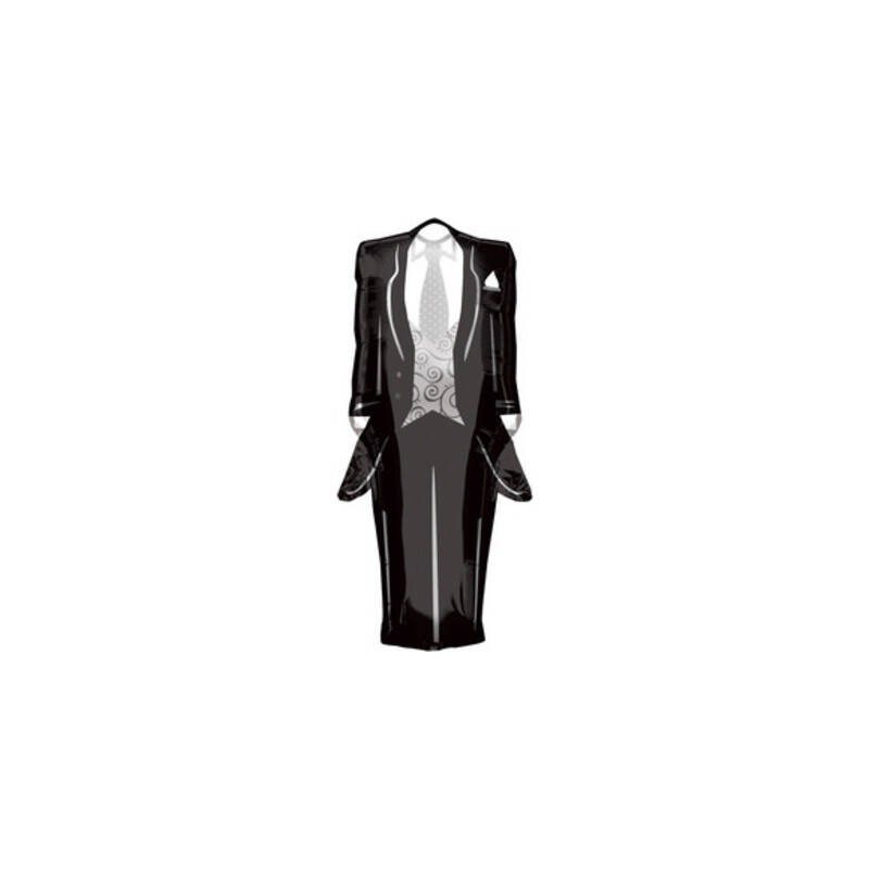 PALLONE MYLAR S/SHAPE SPOSO SENZA TESTA 91cm
