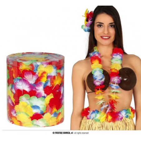 COLLANE HAWAIANE MULTICOLOR 25pz