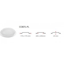 COPERCHI PET TEGLIA ALLUMINIO CC807L 100PZ ø20,8