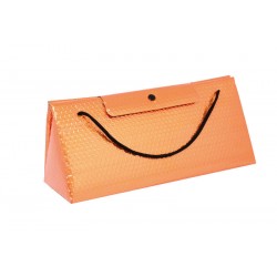 BORSA PLURIBOL TRIANGOLARE 32x13x16cm RAME