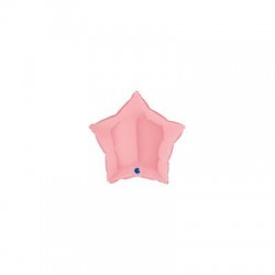 PALLONE MYLAR STELLA 18 45cm ROSA MAT