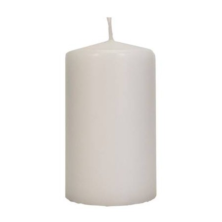 CANDELA MOCCOLO SAFE 10x7cm BIANCO