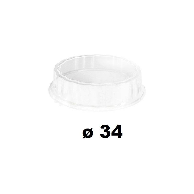 COPERCHIO MEDORO ø34x8cm PET