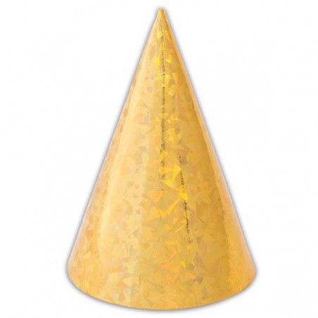 CAPPELLINI OLOGRAFICI ORO 6pz