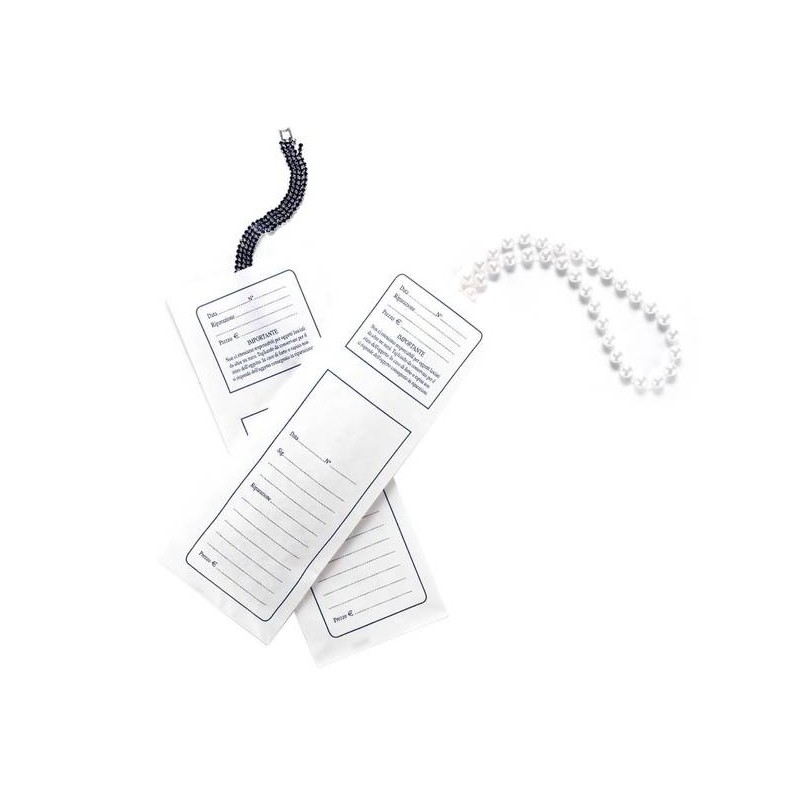 BUSTE CARTA A STRAPPO PER RIPARAZIONI 8x23cm 100pz